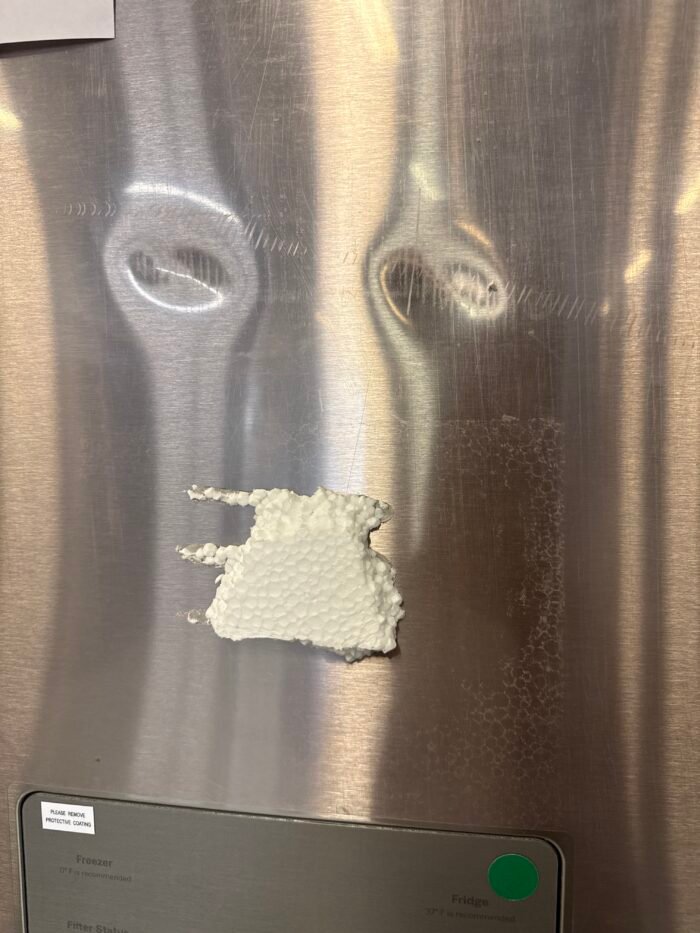 GE GYE21JYMFS 20.6 cu. ft. Counter Depth French Door Refrigerator in Fingerprint Resistant Stainless, - Image 4