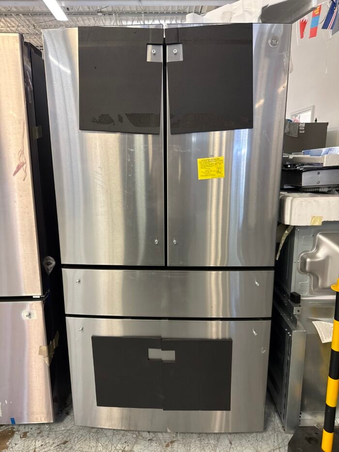 GE PGE29BYTFS Profile 28.7 cu. ft. 4-Door French Door Refrigerator in Stainless Steel with Dual-Dispense Autofill Pitcher - Image 2