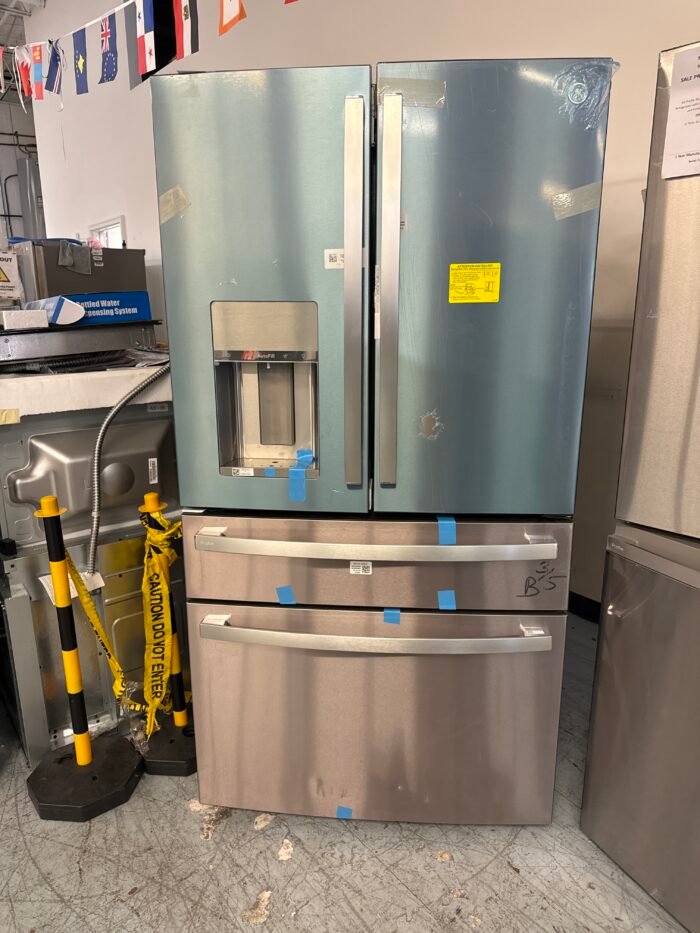 GE PVD28BYNFS Profile 27.9 cu. ft. Smart 4-Door French Door Refrigerator with Door-in-Door in Fingerprint Resistant Stainless Steel - Image 2