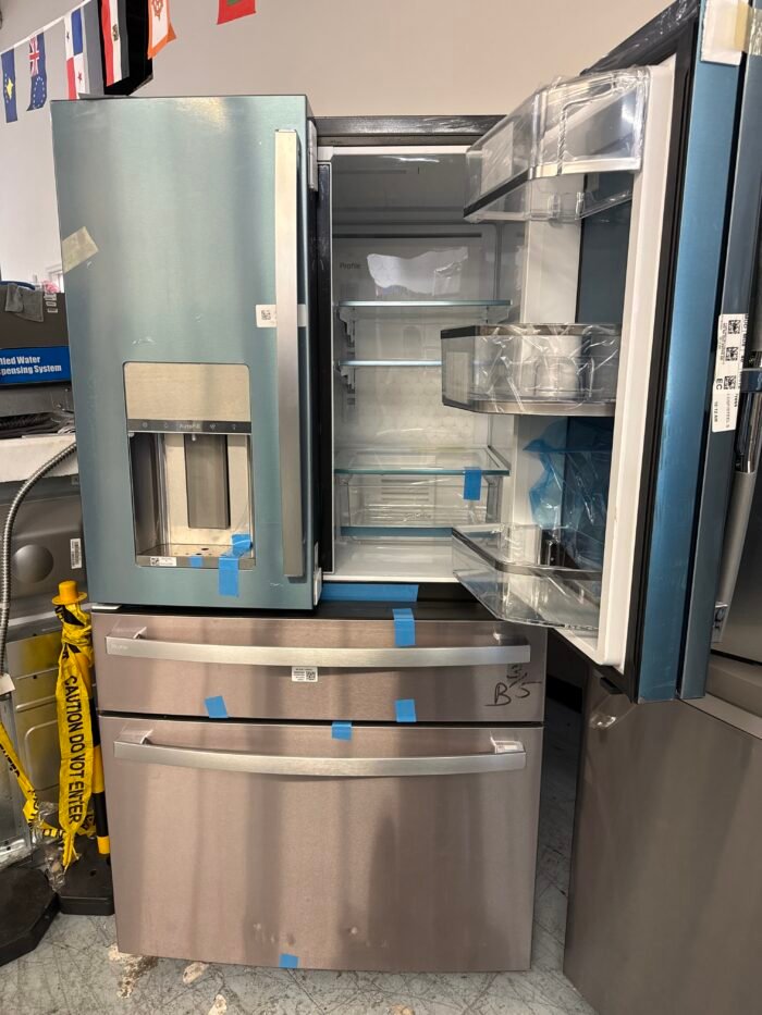 GE PVD28BYNFS Profile 27.9 cu. ft. Smart 4-Door French Door Refrigerator with Door-in-Door in Fingerprint Resistant Stainless Steel - Image 4