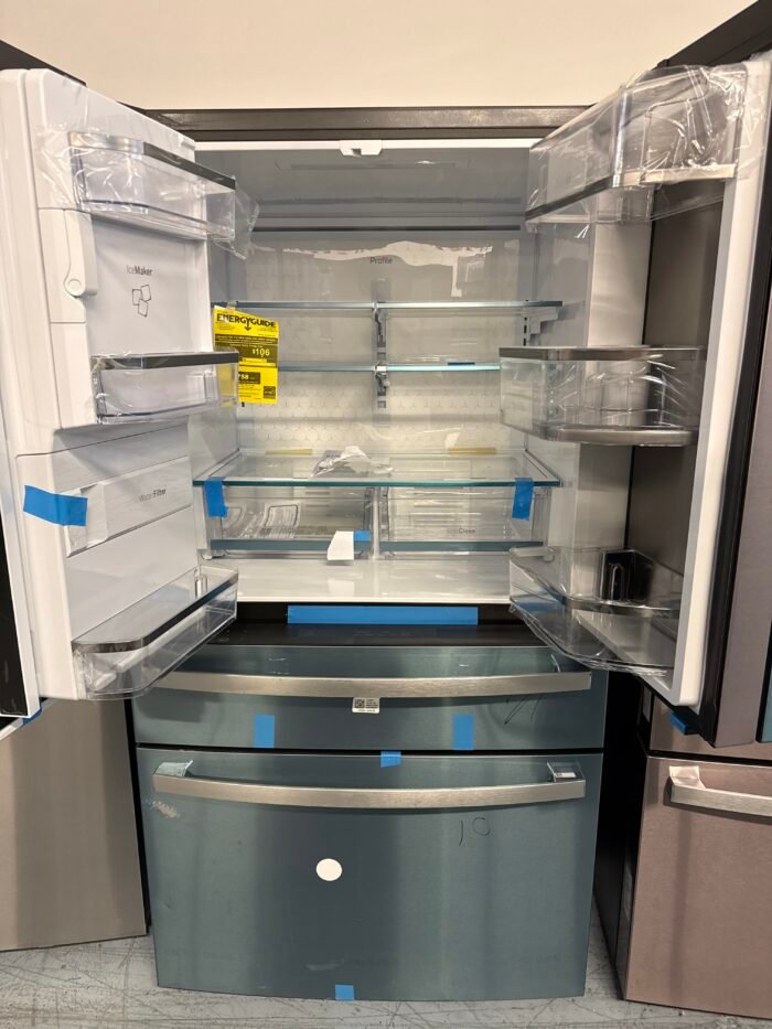 GE PVD28BYNFS Profile 27.9 cu. ft. Smart 4-Door French Door Refrigerator with Door-in-Door in Fingerprint Resistant Stainless Steel - Image 4