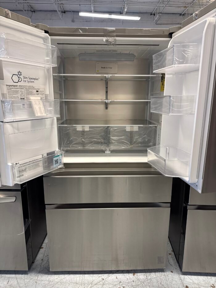 LG LF25G8330S 26 cu. ft. SMART Counter Depth MAX French Door Refrigerator with Full Convert Drawer in PrintProof Stainless - Image 3