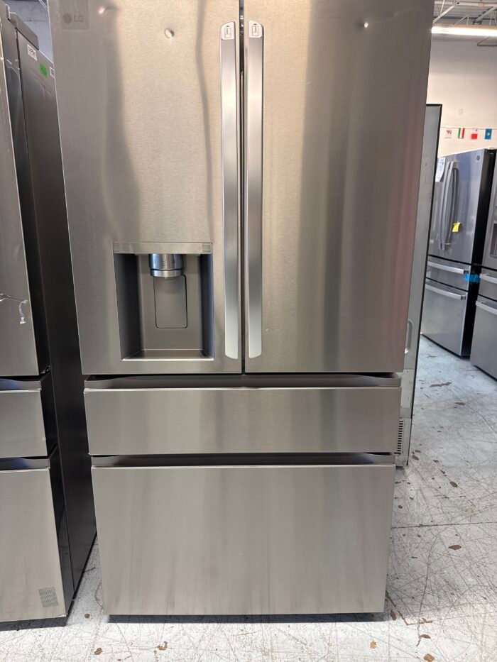 LG LF25G8330S 26 cu. ft. SMART Counter Depth MAX French Door Refrigerator with Full Convert Drawer in PrintProof Stainless - Image 2