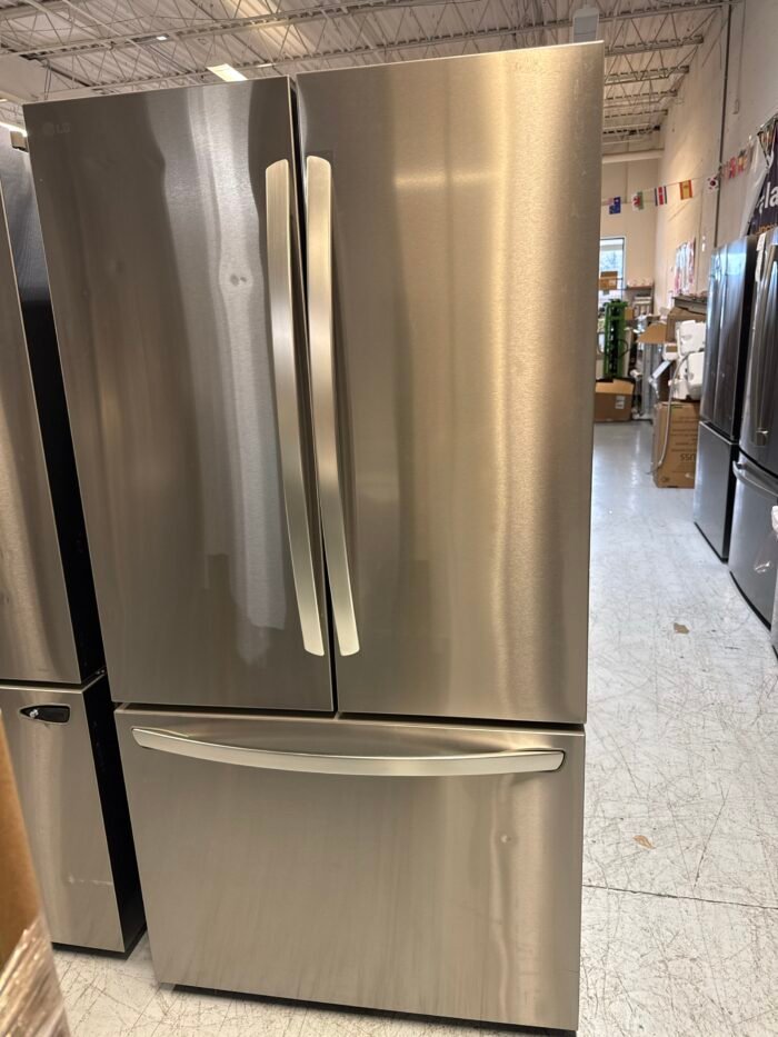 LG LRFLC2706S 27 cu. ft. Smart Counter-Depth MAX French Door Refrigerator with Internal Water Dispenser in PrintProof Stainless Steel - Image 2