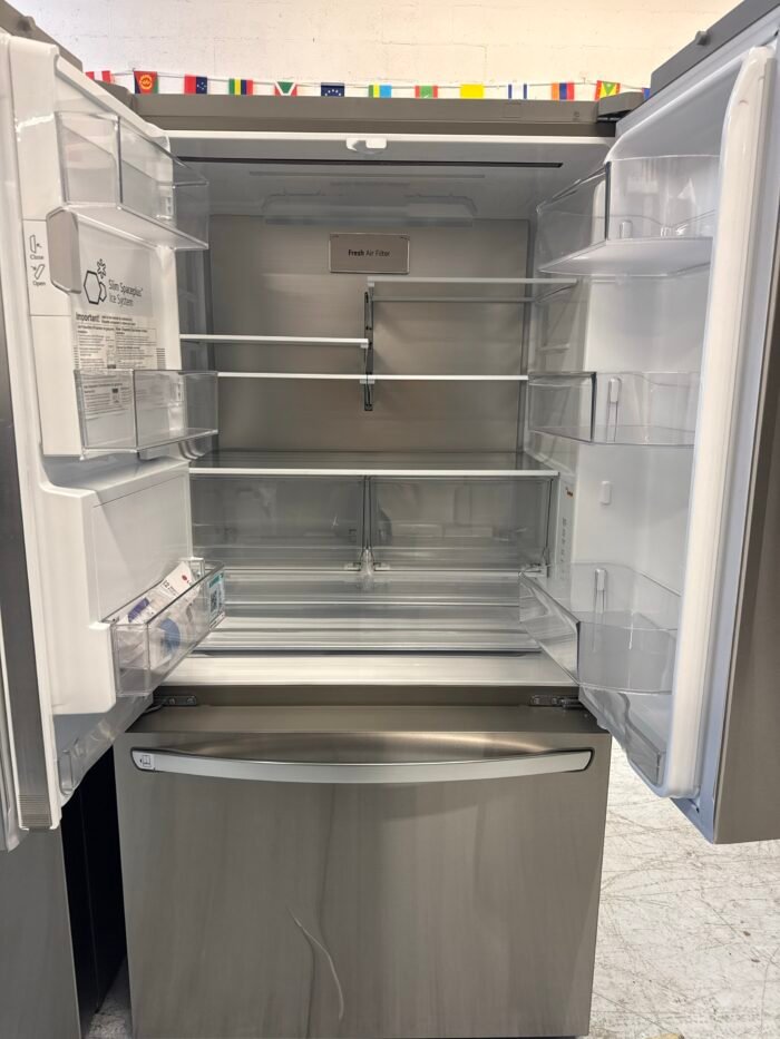 LG LRFXC2606S 26 cu. ft. Smart Counter-Depth MAX French Door Refrigerator with Dual Ice Makers in PrintProof Stainless Steel - Image 3