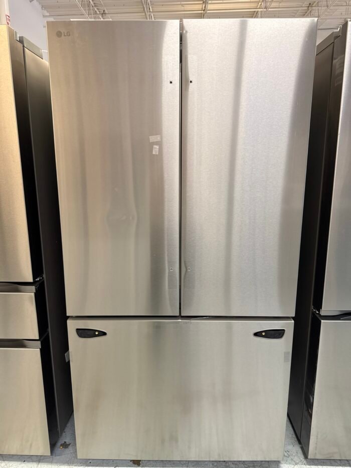 LG LRFLC2706S 27 cu. ft. Smart Counter-Depth MAX French Door Refrigerator with Internal Water Dispenser in PrintProof Stainless Steel - Image 2