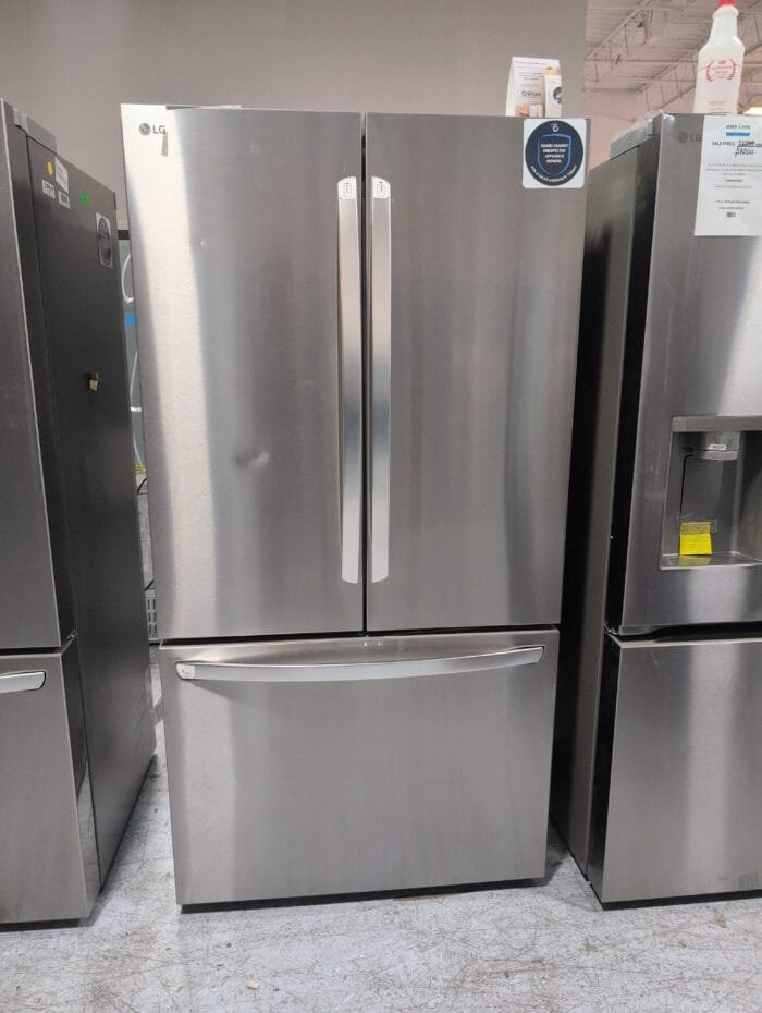 LG LRFLC2706S 27 cu. ft. Smart Counter-Depth MAX French Door Refrigerator with Internal Water Dispenser in PrintProof Stainless Steel - Image 2