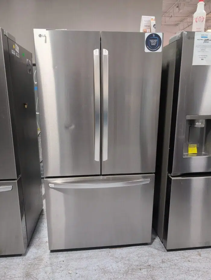 LG LRFLC2706S 27 cu. ft. Smart Counter-Depth MAX French Door Refrigerator with Internal Water Dispenser in PrintProof Stainless Steel - Image 2
