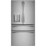 GE PVD28BYNFS Profile 27.9 cu. ft. Smart 4-Door French Door Refrigerator with Door-in-Door in Fingerprint Resistant Stainless Steel