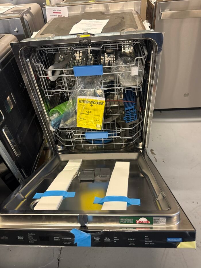 GE PDT705SYWFS Profile 24 in. Smart Built-In Top Control Fingerprint Resistant Stainless Dishwasher with Microban Technology, 45 dBA - Image 3