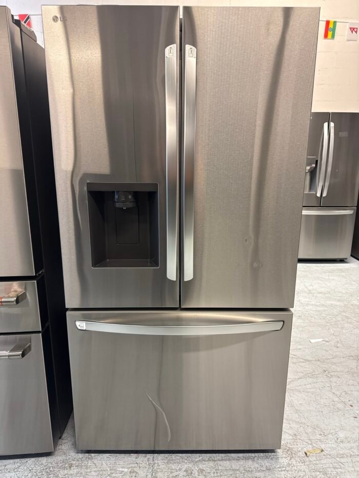 LG LRFXC2606S 26 cu. ft. Smart Counter-Depth MAX French Door Refrigerator with Dual Ice Makers in PrintProof Stainless Steel - Image 2