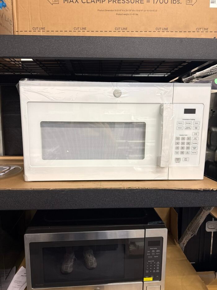 GE JVM3160DFWW 1.6 cu. ft. Over-the-Range Microwave in White - Image 2