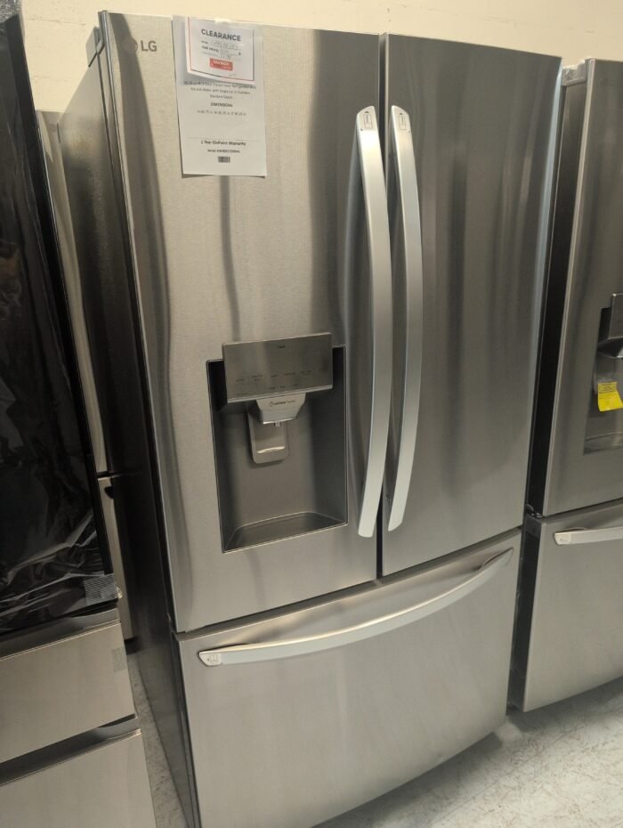 LG LHFS28XBS 28 cu. ft. 3 Door French Door Refrigerator with Ice and Water Dispenser and Craft Ice in PrintProof Stainless Steel - Image 2