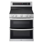 LG LDEL7324SE 30 in. 7.3 cu. ft. 5 Element Smart Electric Double Oven Freestanding Range in Stainless Steel with ProBake Convection