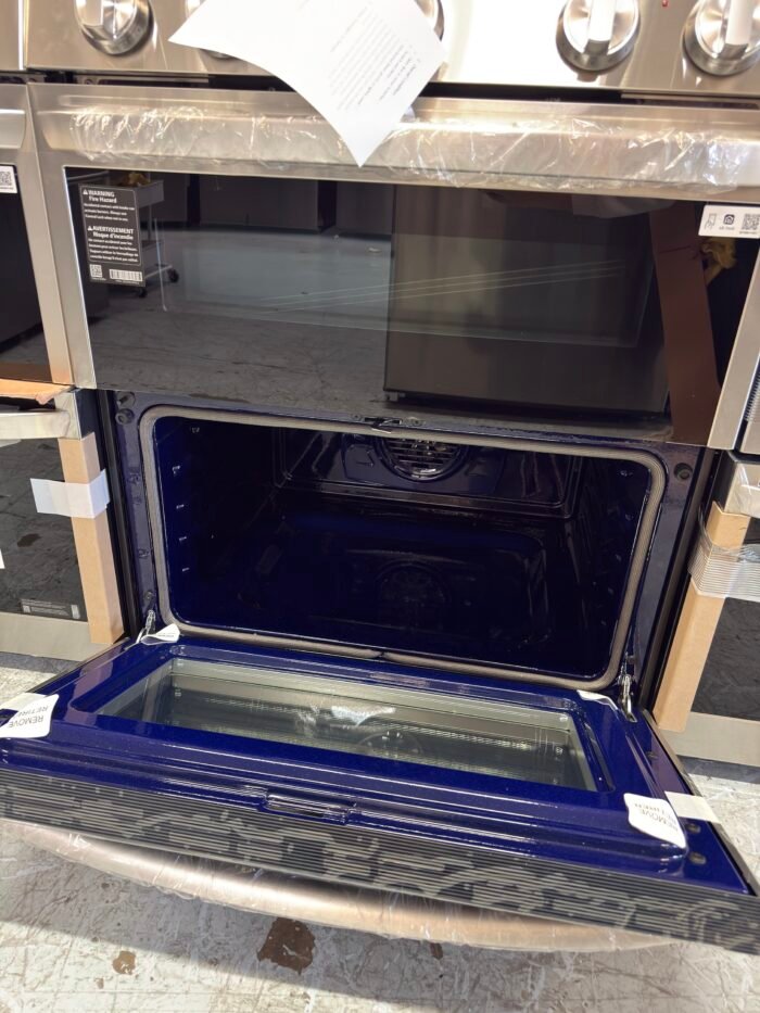 LG LDEL7324SE 30 in. 7.3 cu. ft. 5 Element Smart Electric Double Oven Freestanding Range in Stainless Steel with ProBake Convection - Image 5