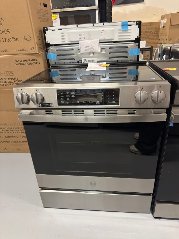 GE PHS700AYFS 30 in Smart Slide-In Induction and Convection Range with No Preheat Air Fry and EasyWash️ Oven tray - Image 2