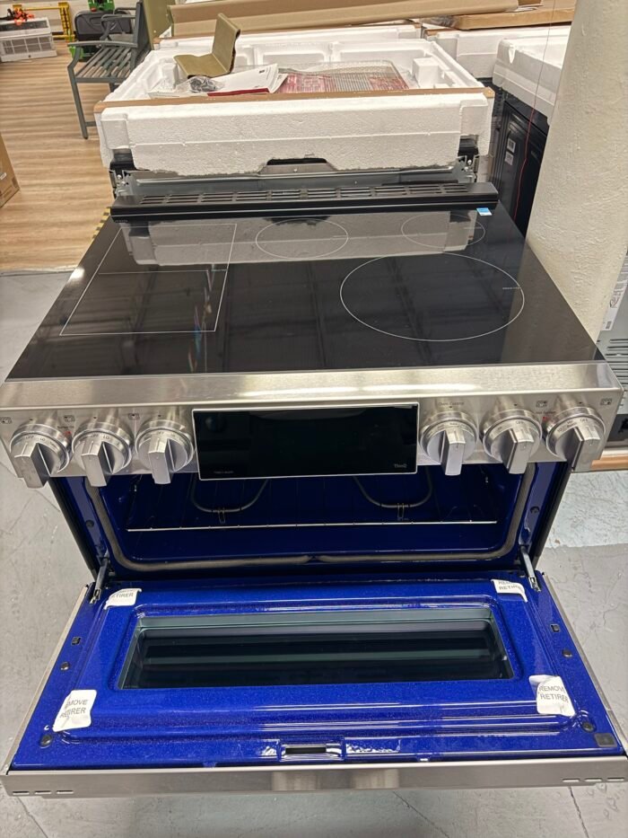 LG LTIS7338XE 7.3 Cu. Ft. Slide-In Double Oven Electric True Convection Smart Range with EasyClean and Air Fry - Stainless Steel - Image 4