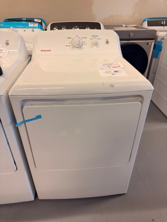 Hotpoint HTX26GASWWW 6.2 cu. ft. vented Gas Dryer in White with Auto Dry - Image 2