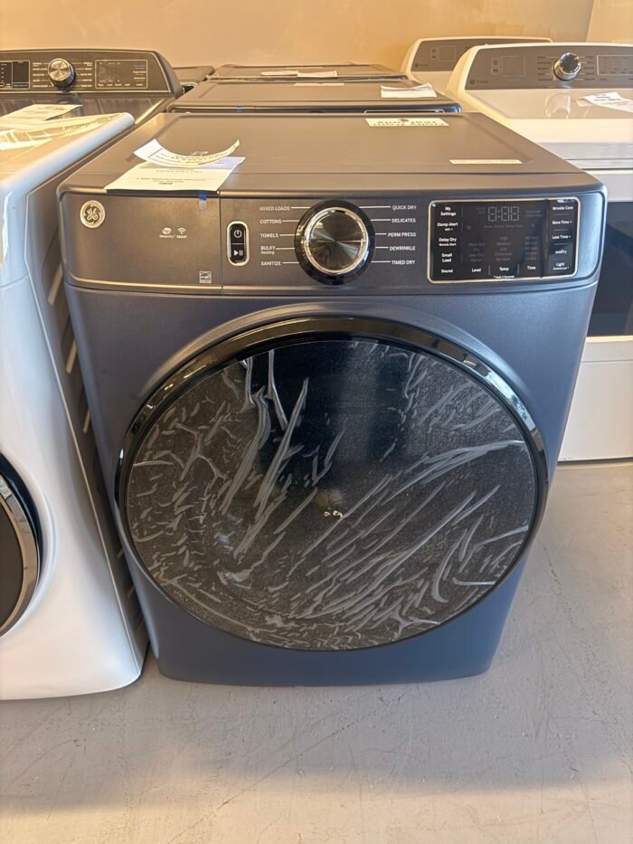 GE GFD55ESPRRS 7.8 cu. ft. Smart Front Load Electric Dryer in Sapphire Blue with Sanitize Cycle, ENERGY STAR - Image 2