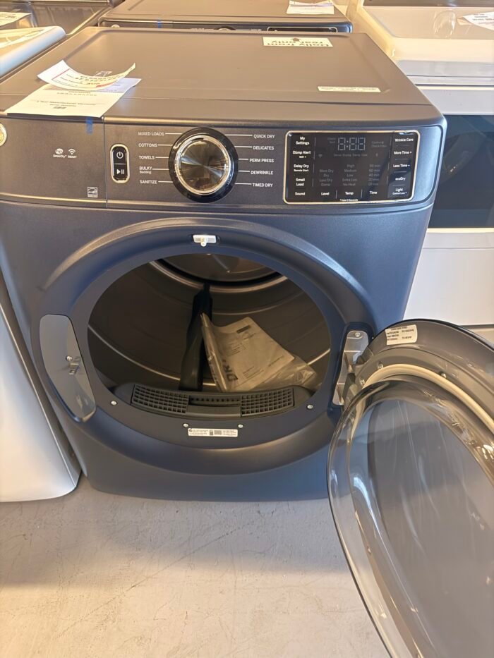 GE GFD55ESPRRS 7.8 cu. ft. Smart Front Load Electric Dryer in Sapphire Blue with Sanitize Cycle, ENERGY STAR - Image 3