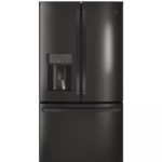 GE PFE28KBLTS Profile 27.8 cu. ft. French Door Refrigerator with Hands-Free Autofill in Fingerprint Resistant Black Stainless Steel