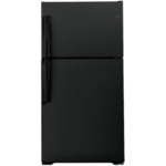 GE GTE22JTNRBB GE 21.9-cu ft Top-Freezer Refrigerator ( Black ) ENERGY STAR Certified