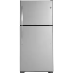 GE GTS19KYNRFS 19.2 Cu. Ft. Top Freezer Refrigerator in Fingerprint Resistant Stainless Steel, Garage Ready
