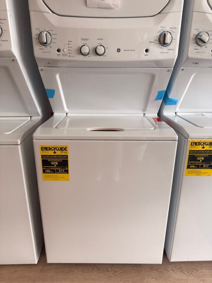 GE GUD27ESSMWW 3.8 cu. ft. Washer 5.9 cu. ft. Electric Dryer Combo in White - Image 4