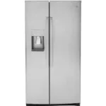 GE PZS22MYKFS Profile 21.9 cu. ft. Side by Side Refrigerator in Fingerprint Resistant Stainless Steel, Counter Depth