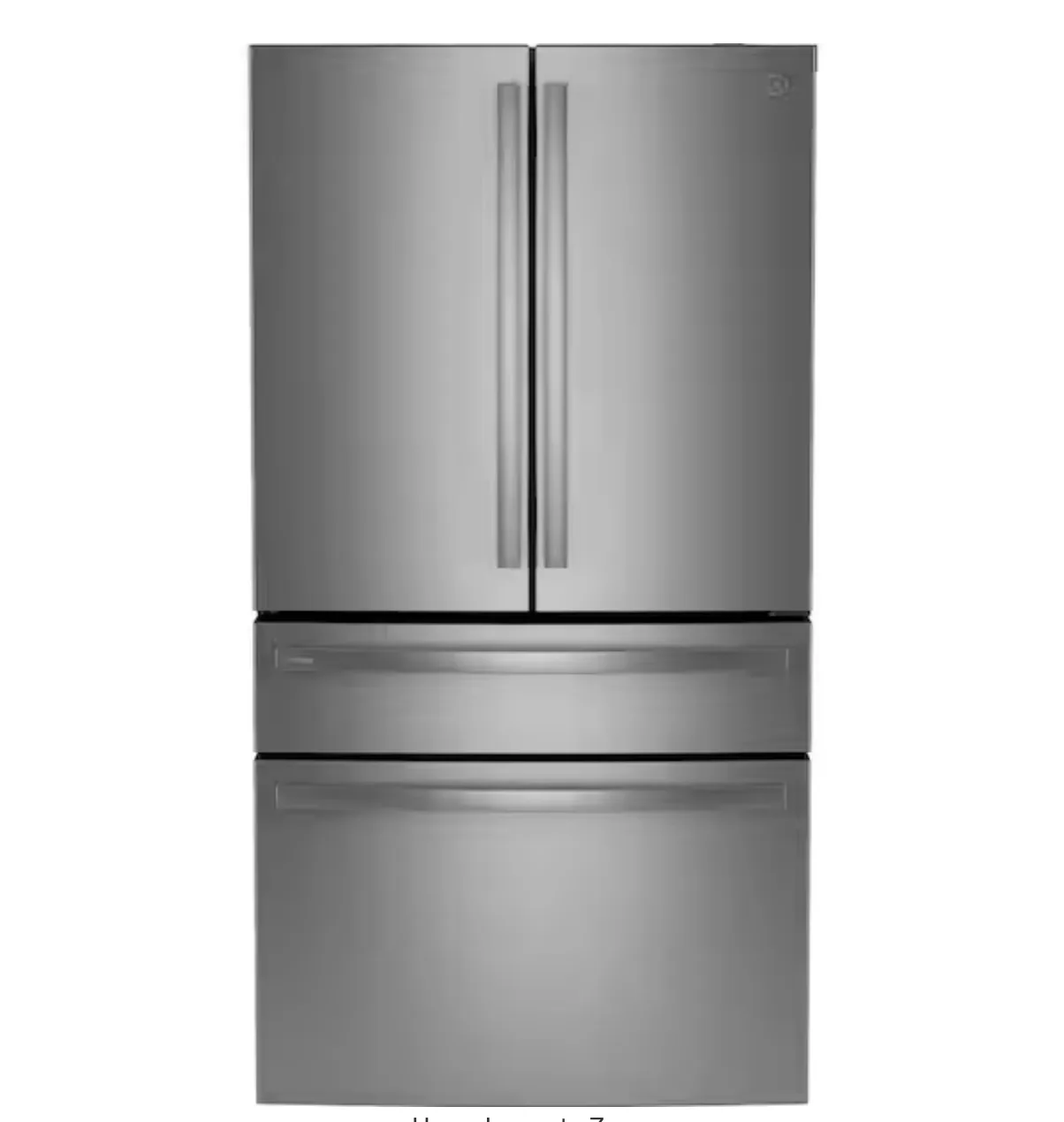 GE PJE23BYWFS 36 in 23.2 cu. ft. Counter-Depth Fingerprint Resistant 4-Door French-Door Refrigerator w/ Dual-Dispense AutoFill Pitcher - Image 1