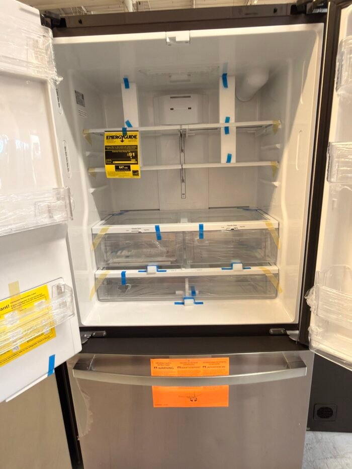 GE GYE21JYMFS 20.6 cu. ft. Counter Depth French Door Refrigerator in Fingerprint Resistant Stainless - Image 3