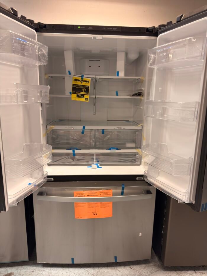 GE GWE22JYMFS 21.9 cu. ft. Counter Depth French Door Refrigerator w/Internal Dispenser in Fingerprint Resistant Stainless - Image 3