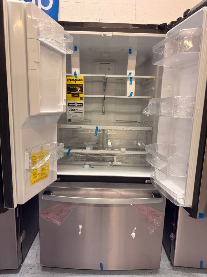 GE GFE26JYMFS 25.6 cu. ft. French Door Refrigerator in Fingerprint Resistant Stainless Steel - Image 3