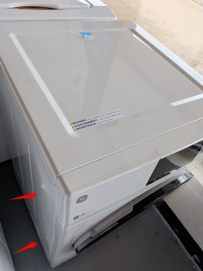 GE GFD14ESSNWW 24" 4.3 Cu.Ft. Front Load Vented Electric Dryer - Image 5