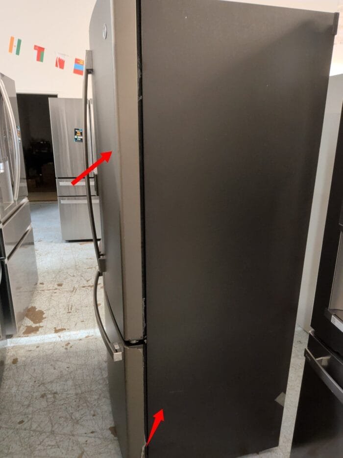 GE  GEY22GMNKES 22.1 cu. ft. French Door Refrigerator in Slate - Image 5