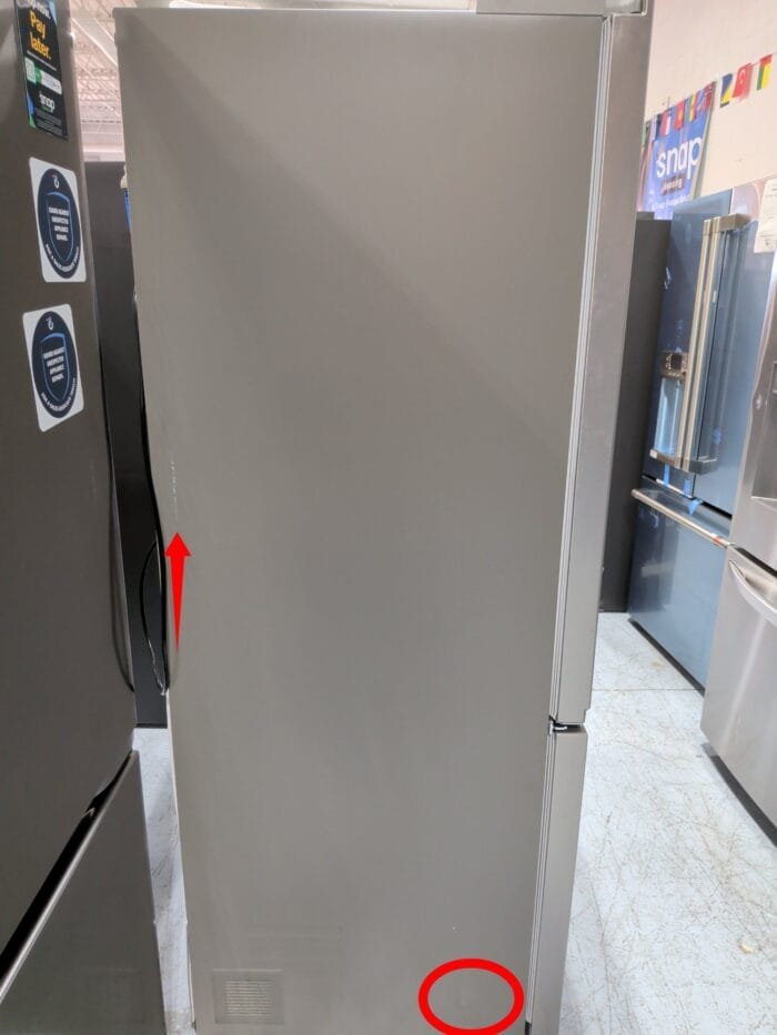 LG  LF25Z6211S 36 in. 25 cu. ft. Counter-Depth MAX with Zero Clearance 3-Door French Door Refrigerator with Thin Door Design - Image 4