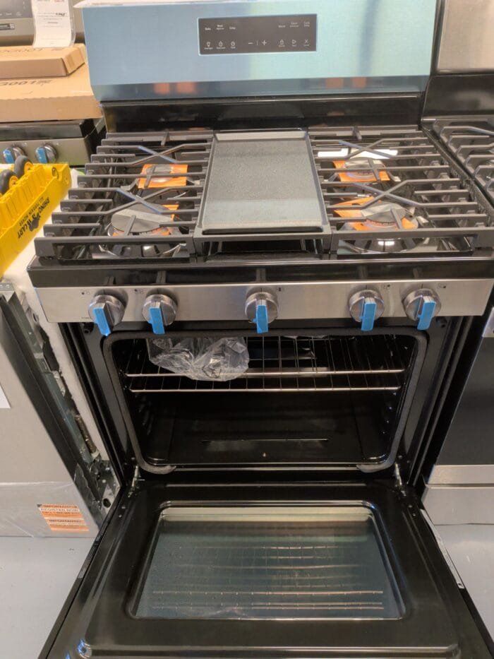 GE GGF500PVSS Free-Standing Gas Range with Crisp Mode slate - Image 3