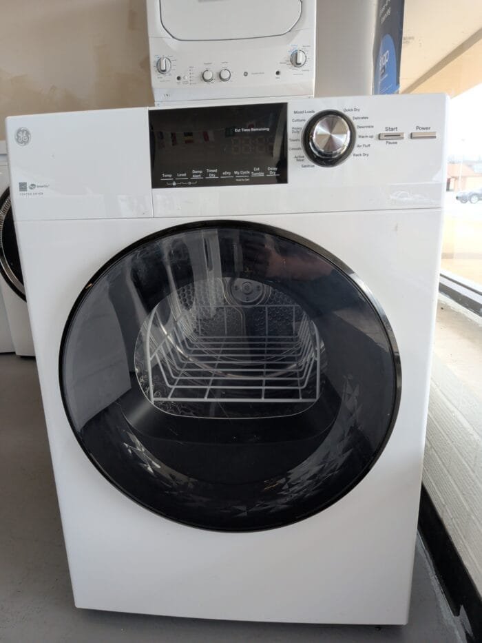 GE GFD14ESSNWW 24" 4.3 Cu.Ft. Front Load Vented Electric Dryer - Image 2