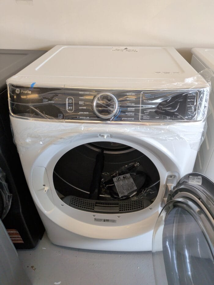 GE PROFILE PFD87ESSVWW 7.8 cu. ft. Capacity Smart Front Load Electric Dryer with Steam and Sanitize Cycle - Image 3