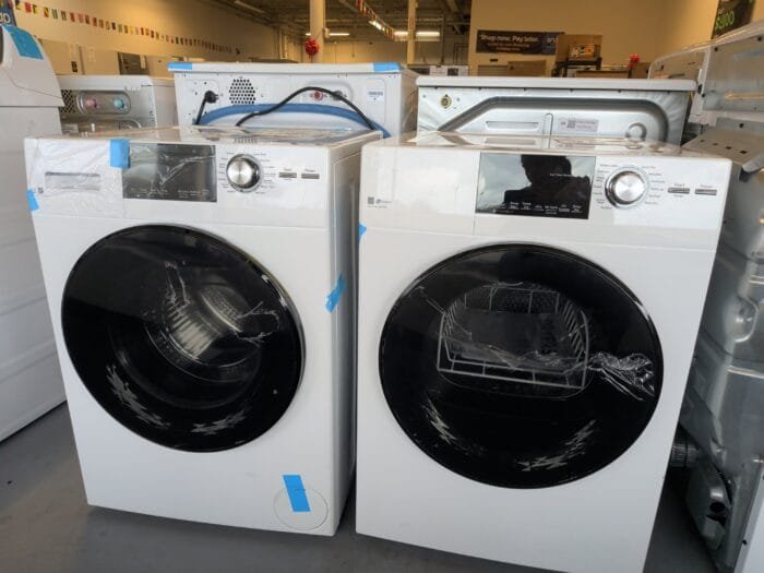 GE GFW148SSMWW GFD14ESSNWW WASHER AND DRYER FRONT LOAD - Image 3
