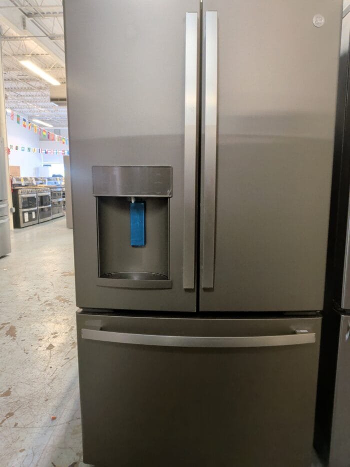GE  GEY22GMNKES 22.1 cu. ft. French Door Refrigerator in Slate - Image 3