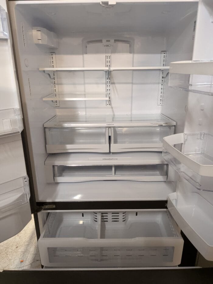 GE  GEY22GMNKES 22.1 cu. ft. French Door Refrigerator in Slate - Image 4