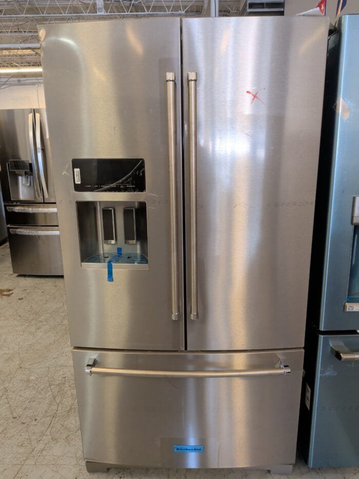 Kitchenaid KRFF577KPS 26.8 Cu. Ft. French Door Refrigerator with Exterior Ice and Water Dispenser - Image 2