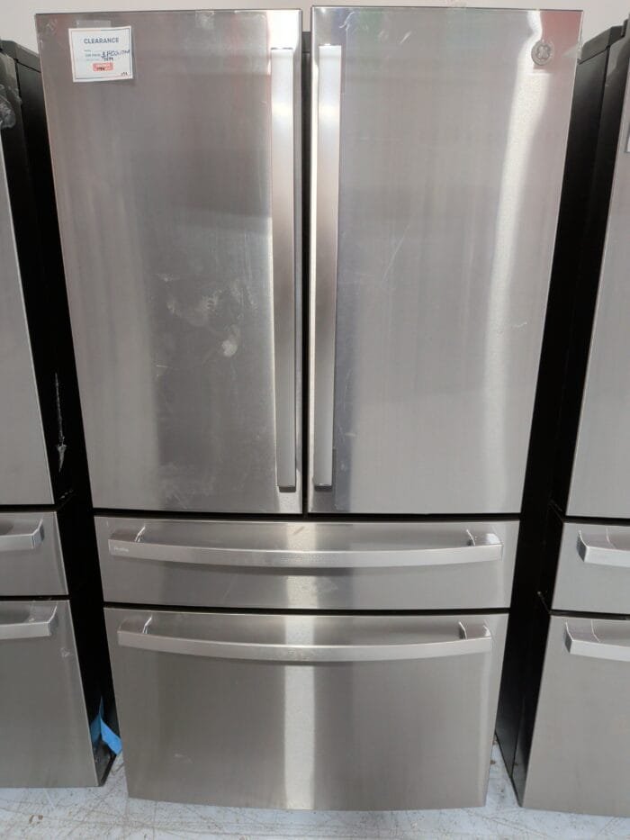 GE profile PGE29BYTFS  28.7 cu. ft. 4-Door French Door Refrigerator in Stainless Steel with Dual-Dispense Autofill Pitcher - Image 2