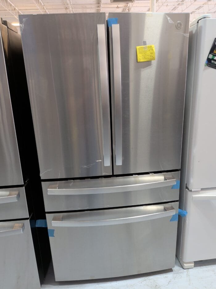 GE profile PGE29BYTFS  28.7 cu. ft. 4-Door French Door Refrigerator in Stainless Steel with Dual-Dispense Autofill Pitcher - Image 2