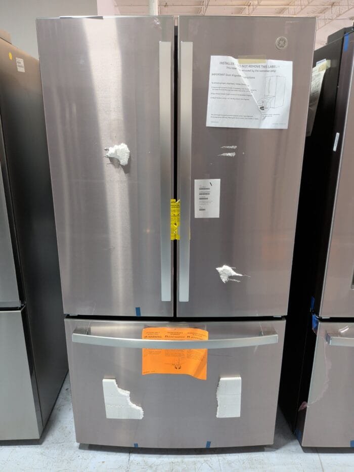 GE GWE22JYMFS  21.9 Cu. Ft. Fingerprint Resistant Counter-Depth French-Door Refrigerator - Image 2