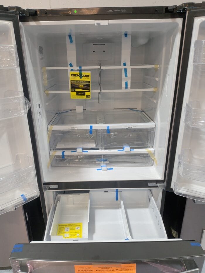 GE GNE27JYMFS  27.0 Cu. Ft. Fingerprint Resistant French-Door Refrigerator - Image 3