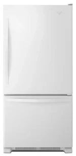 Whirlpool WRB322DMBW 33-inches wide Bottom-Freezer Refrigerator 22 cu. ft