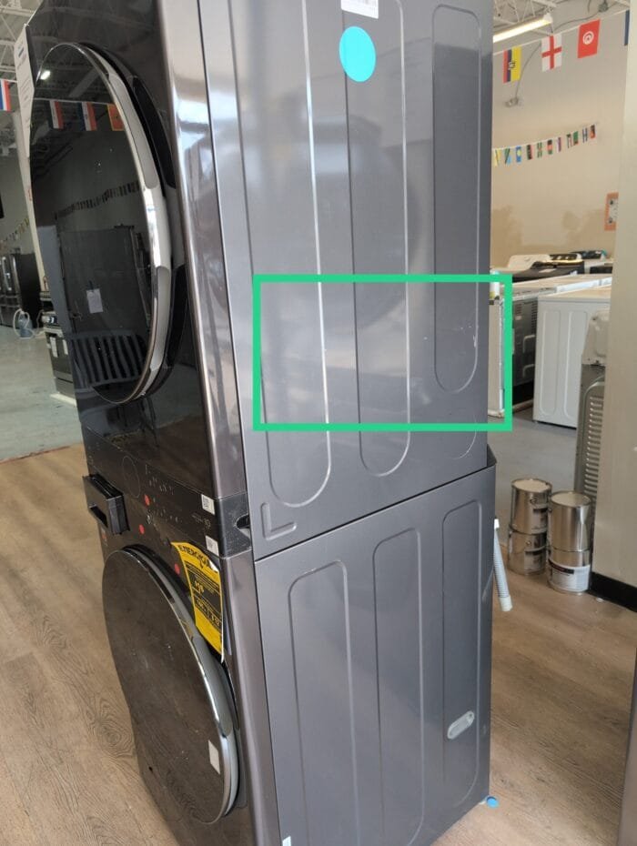 LG WKEX200HBA WashTower 4.5 cu. ft. Washer and 7.4 cu. ft. Electric Dryer - Black Steel - Image 5