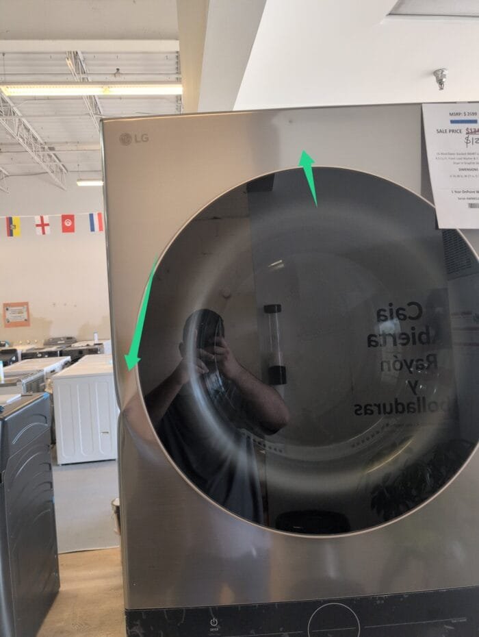 LG WKE100HVA Single Unit Front Load LG WashTower™ with Center Control™ 4.5 cu. ft. Washer and 7.4 cu. ft. Electric Dryer - Image 5